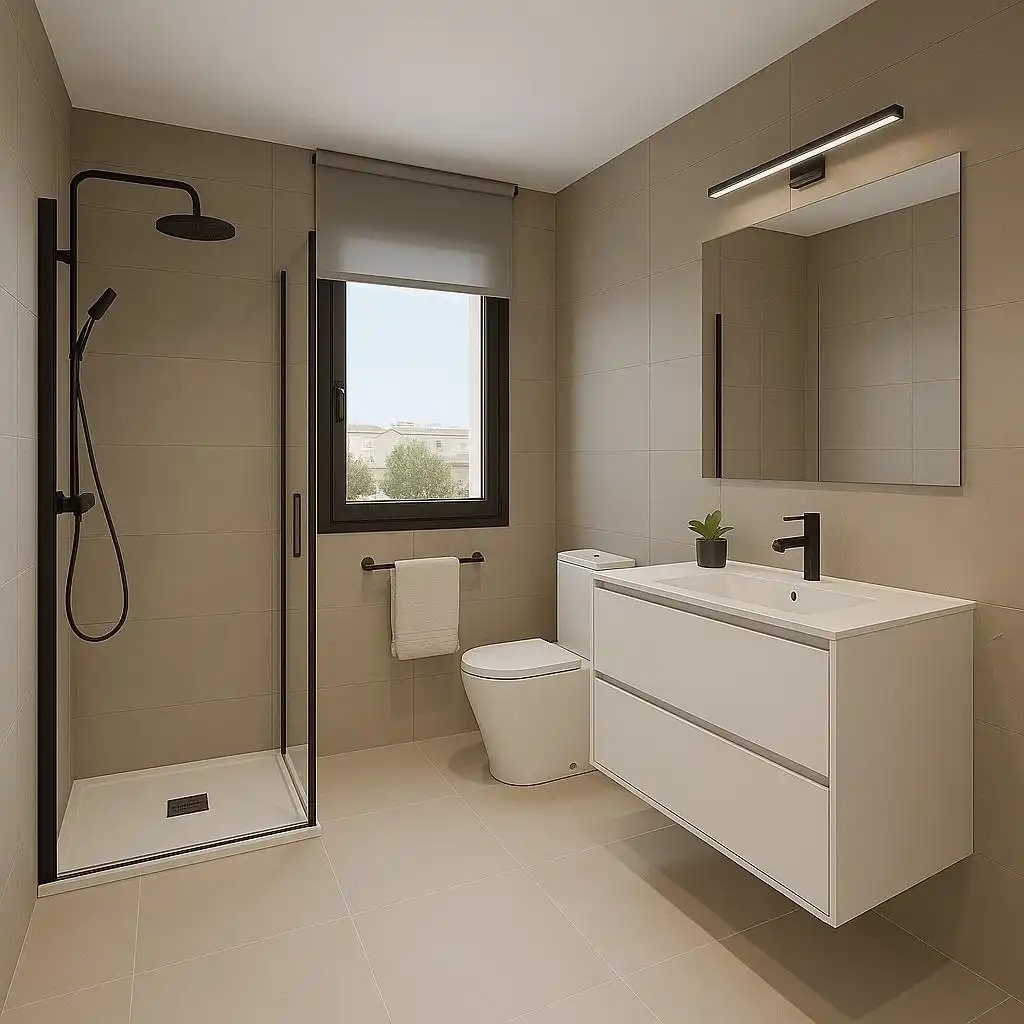 Bany de Apartament en venda en Mazarrón amb Terrassa