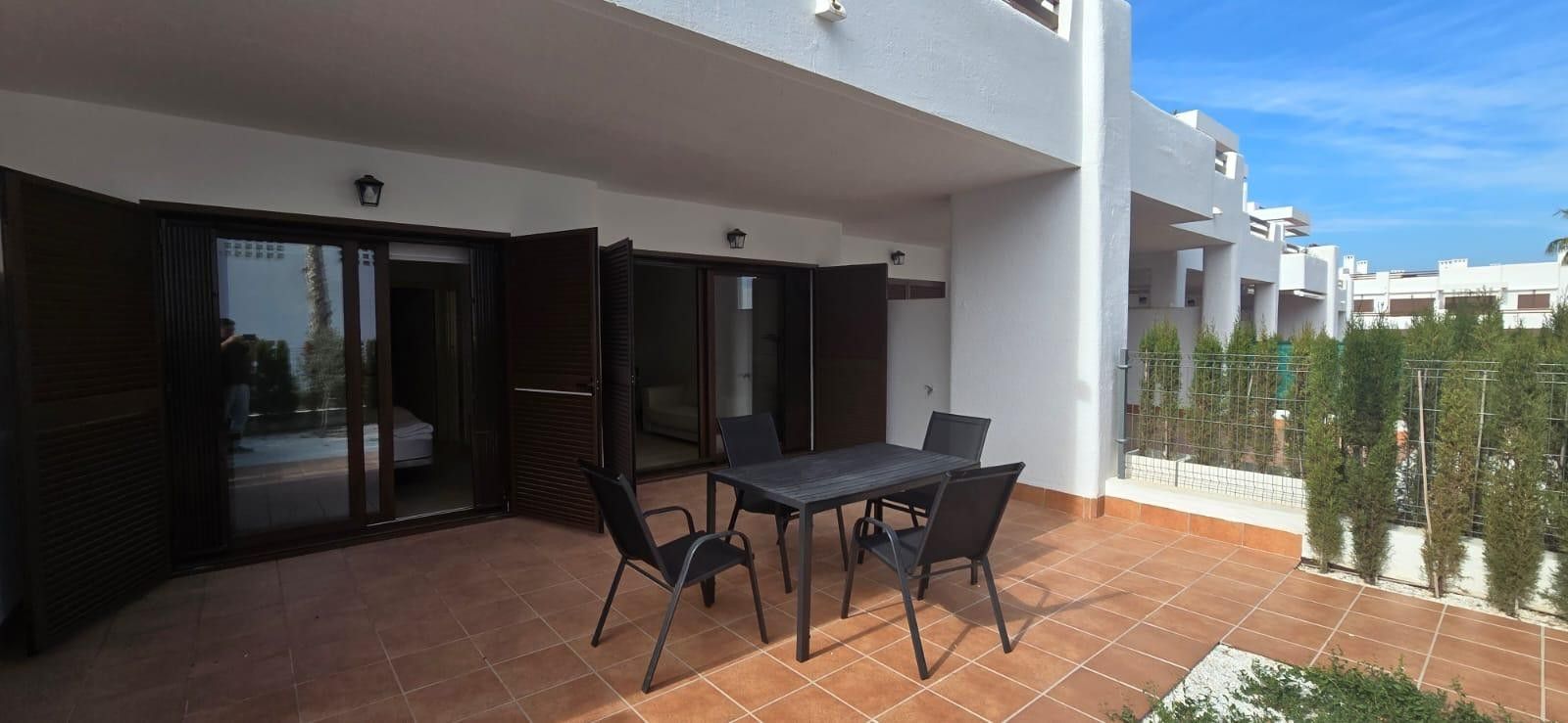 Terrasse von Wohnung zum Verkauf in Pulpí mit Klimaanlage, Privatgarten und Terrasse