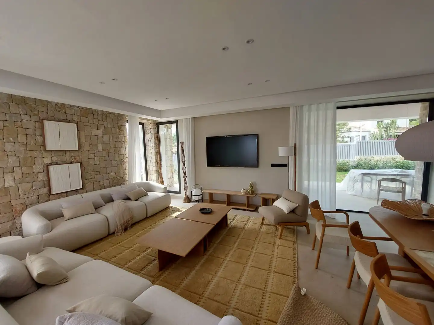 Sala d'estar de Casa o xalet en venda en Jávea / Xàbia amb Aire condicionat, Calefacció i Jardí privat