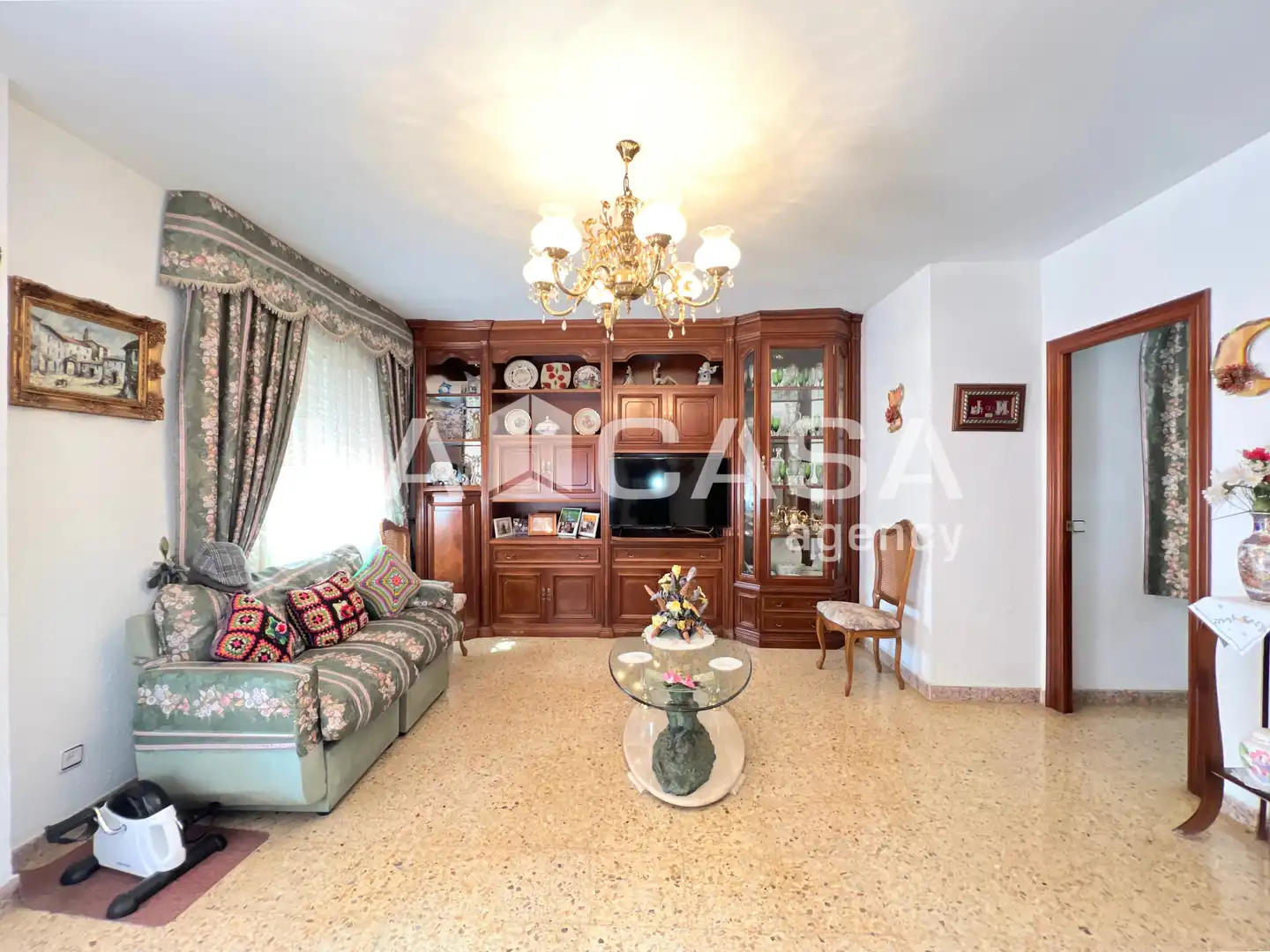 Sala d'estar de Àtic en venda en Badalona amb Terrassa