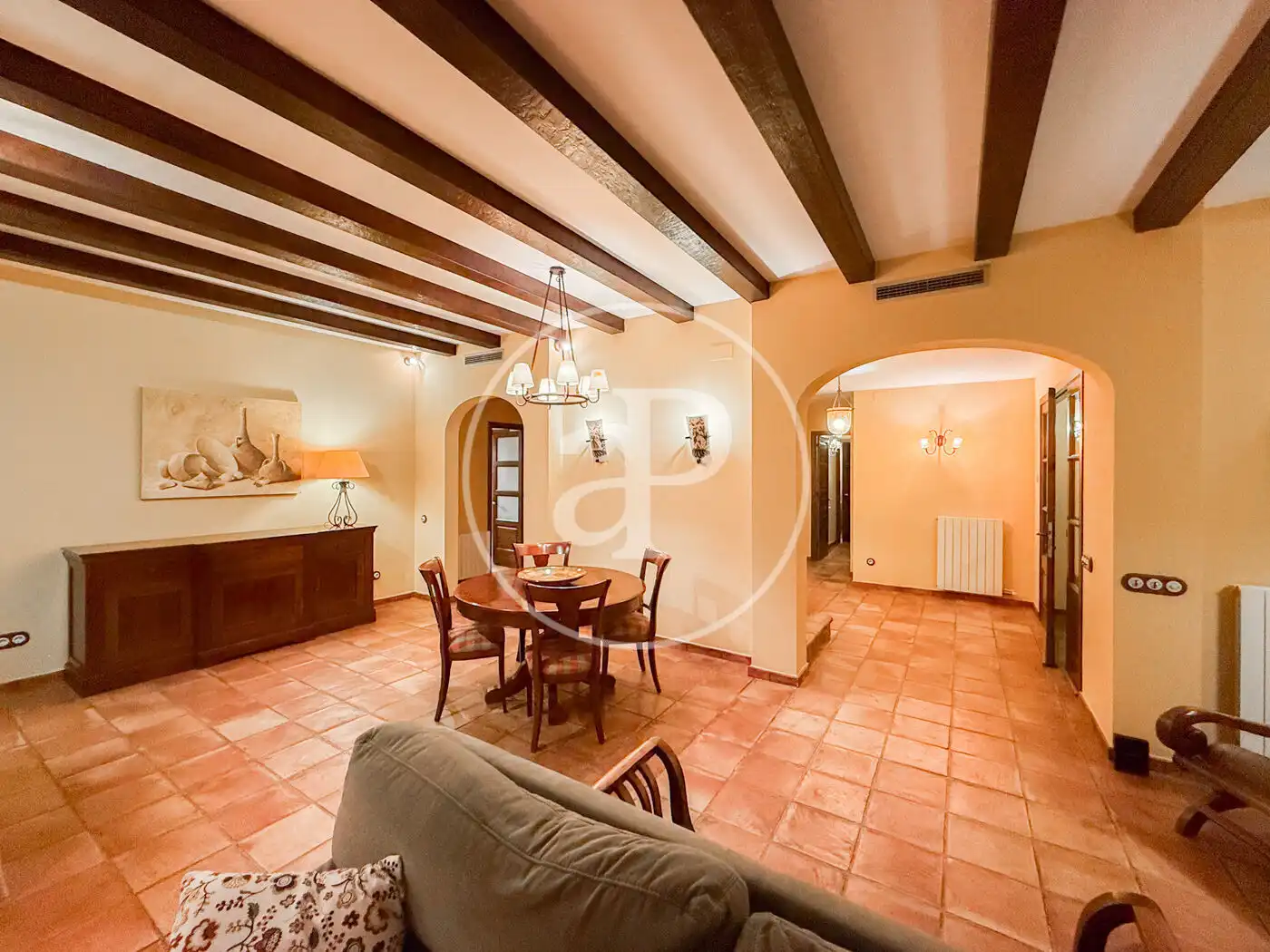 Comedor de Casa o chalet en venta en Argentona con Aire acondicionado, Calefacción y Jardín privado