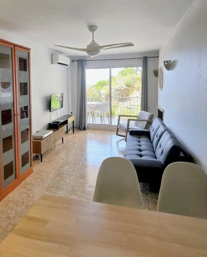 Sala d'estar de Apartament en venda en Salou amb Aire condicionat, Calefacció i Terrassa