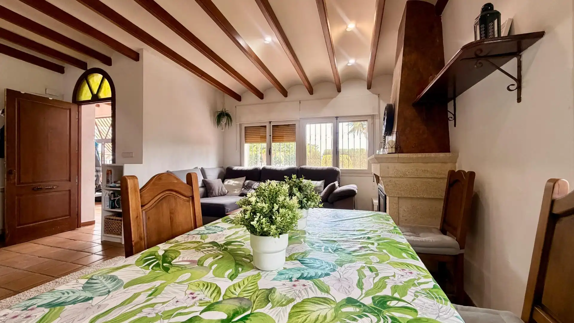 Dining room of Houses for sale in Elche / Elx  with Air Conditioner, Private garden and Terrace