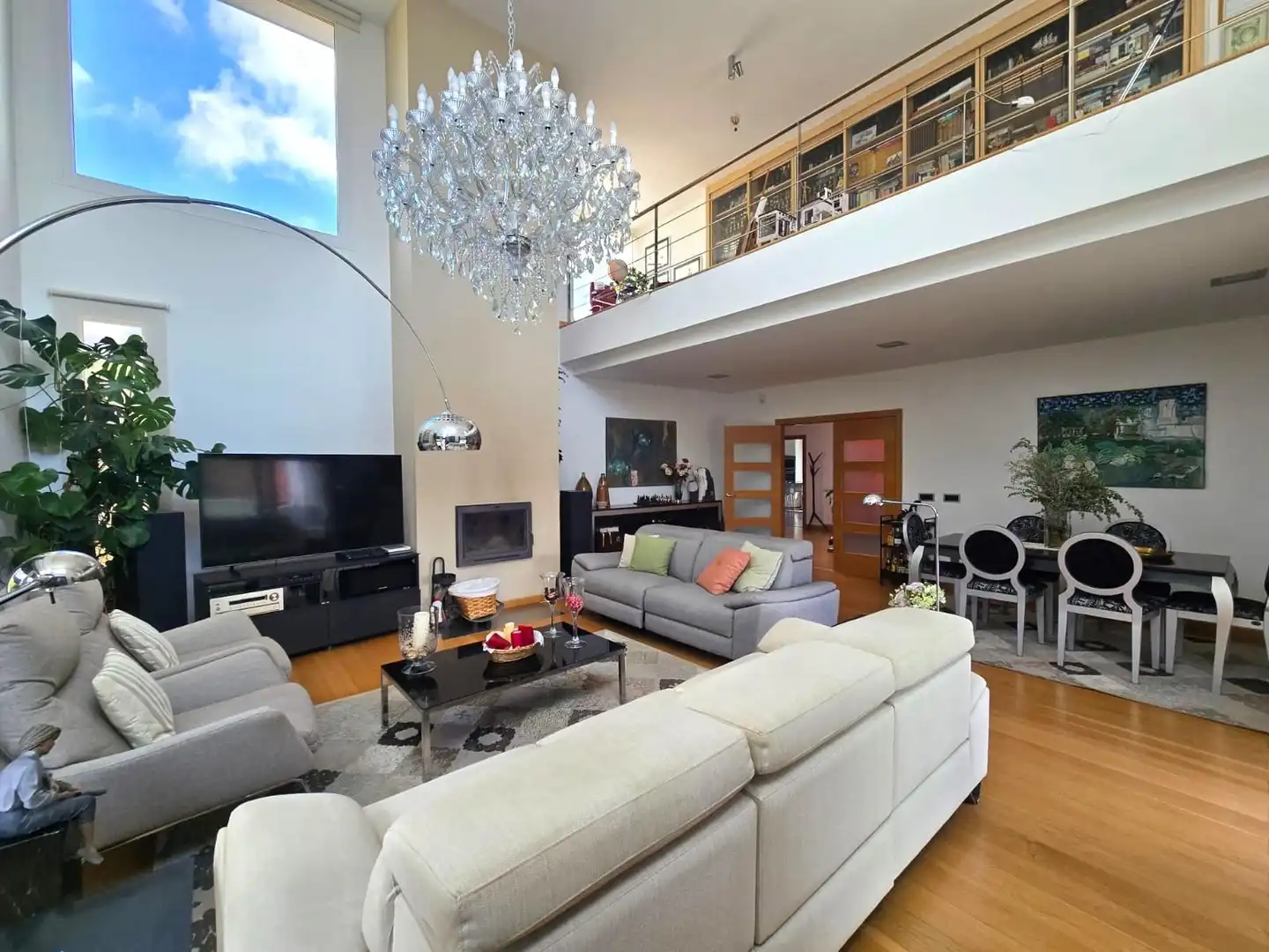 Living room of Houses for sale in Plasencia  with Air Conditioner, Heating and Private garden