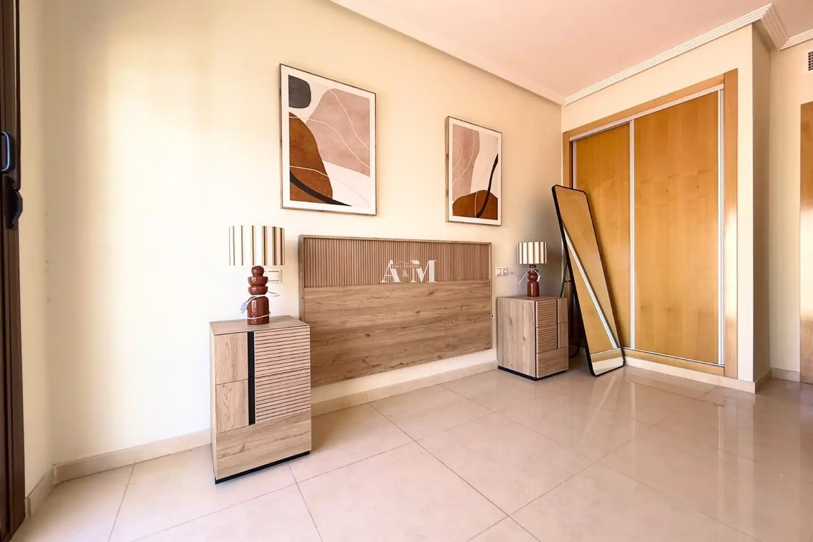Schlafzimmer von Wohnung zur Miete in Almoradí mit Klimaanlage, Heizung und Terrasse