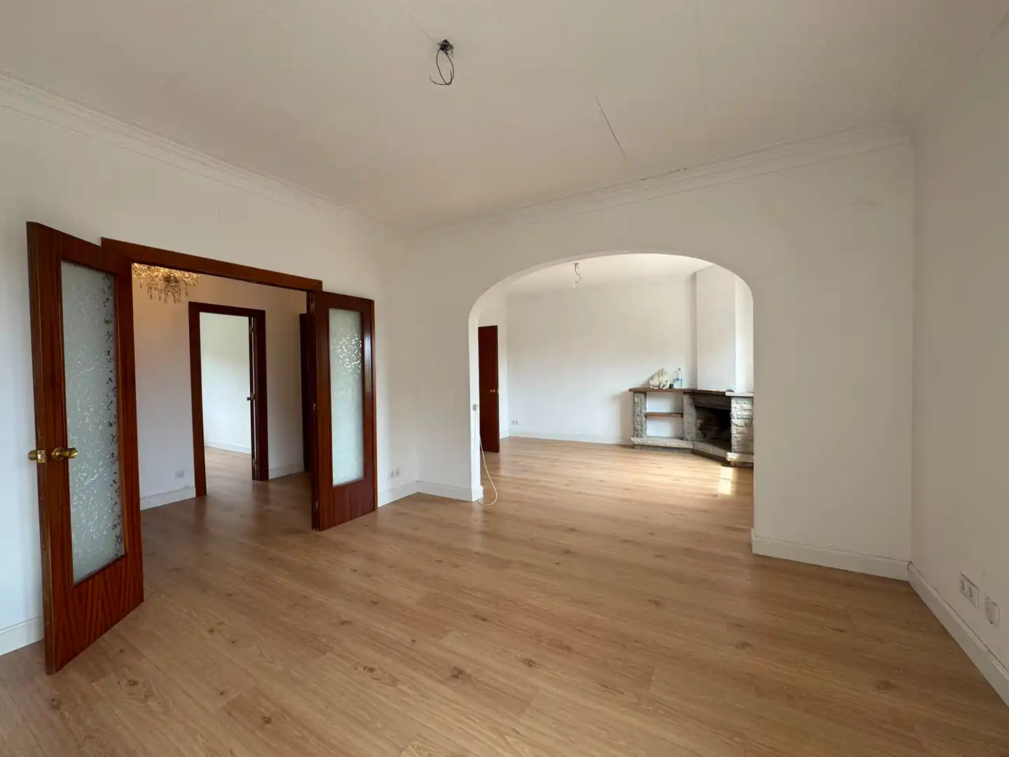 Sala de estar de Piso en venta en Barcelona con Aire acondicionado, Calefacción y Parquet