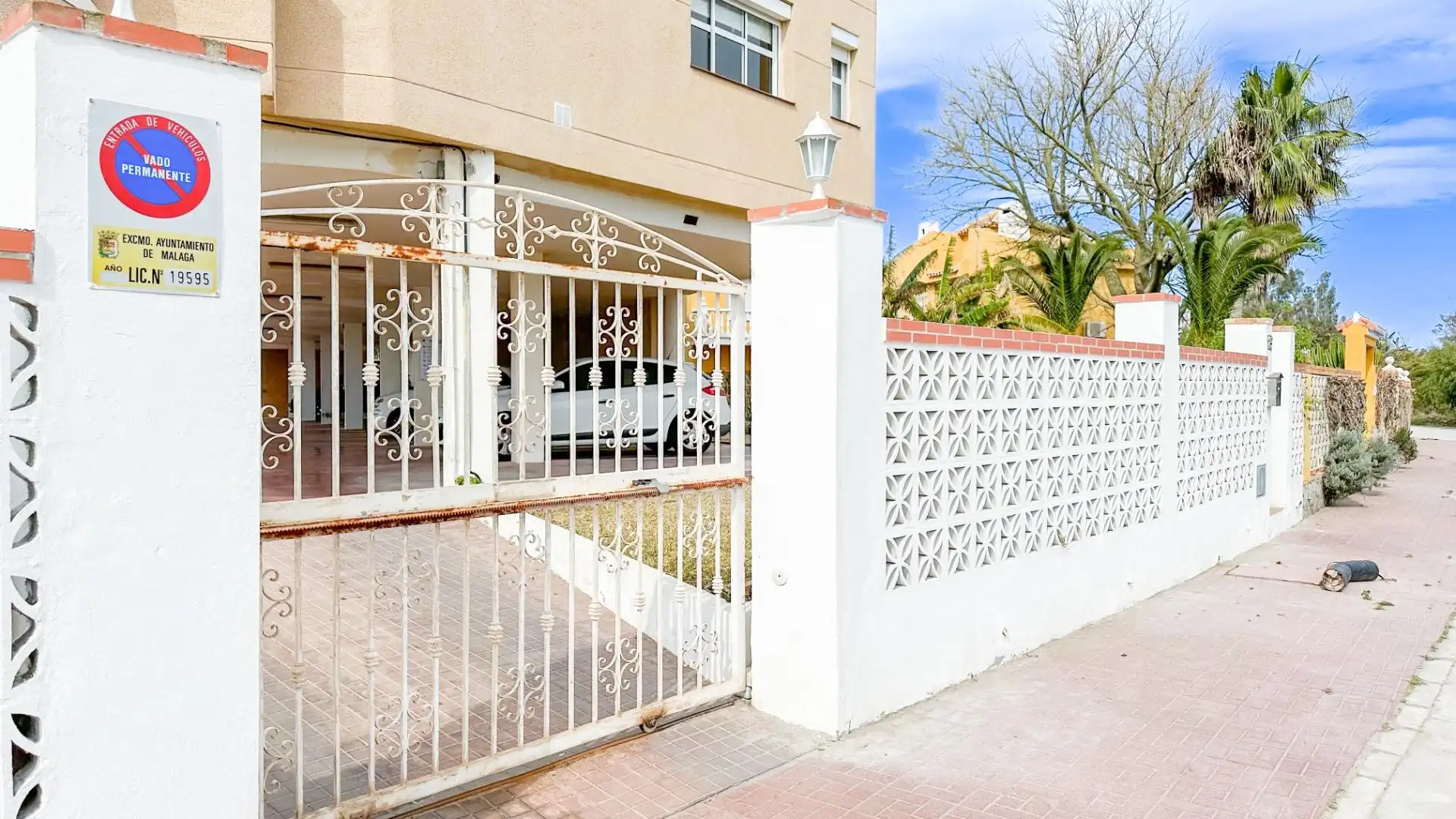 Vista exterior de Piso de alquiler en Málaga con Aire acondicionado, Jardín privado y Terraza