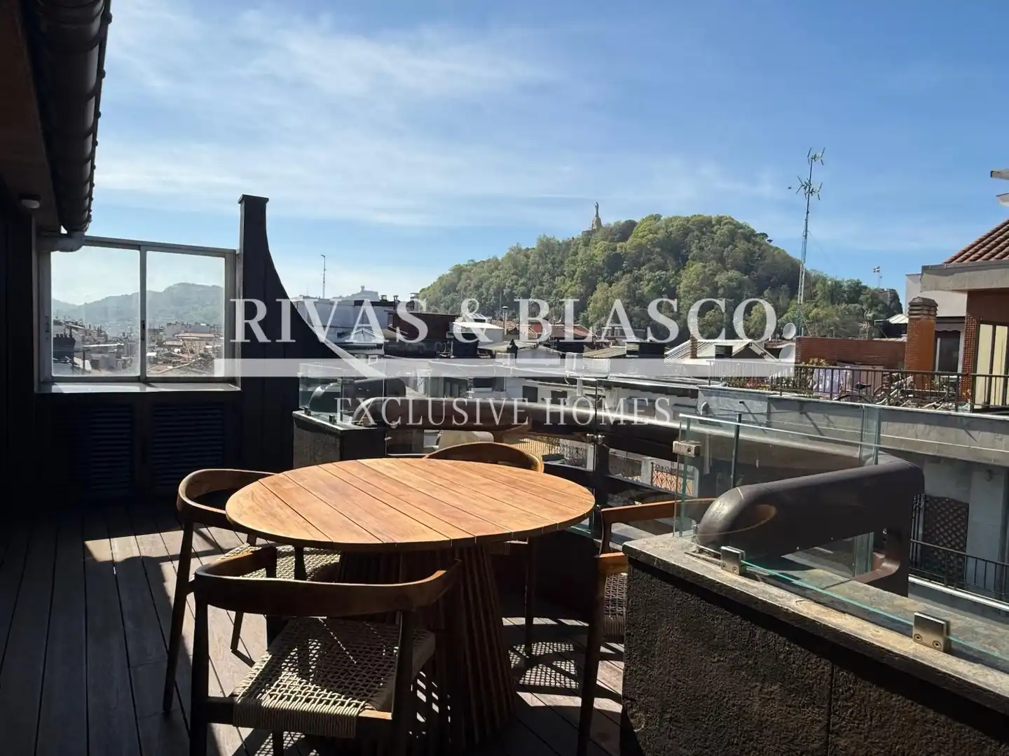 Terraza de Apartamento de alquiler en Donostia - San Sebastián  con Calefacción, Terraza y Amueblado