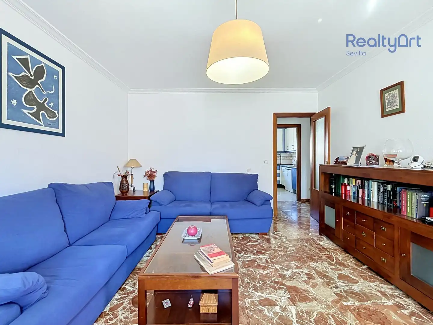 Sala de estar de Piso en venta en Sevilla con Aire acondicionado, Jardín privado y Balcón