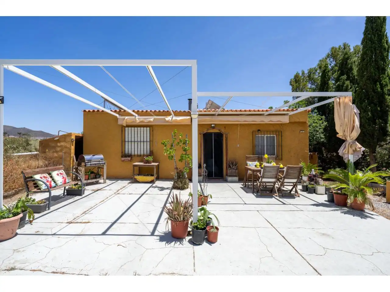 Terraza de Finca rústica en venta en Felix con Jardín privado, Terraza y Amueblado