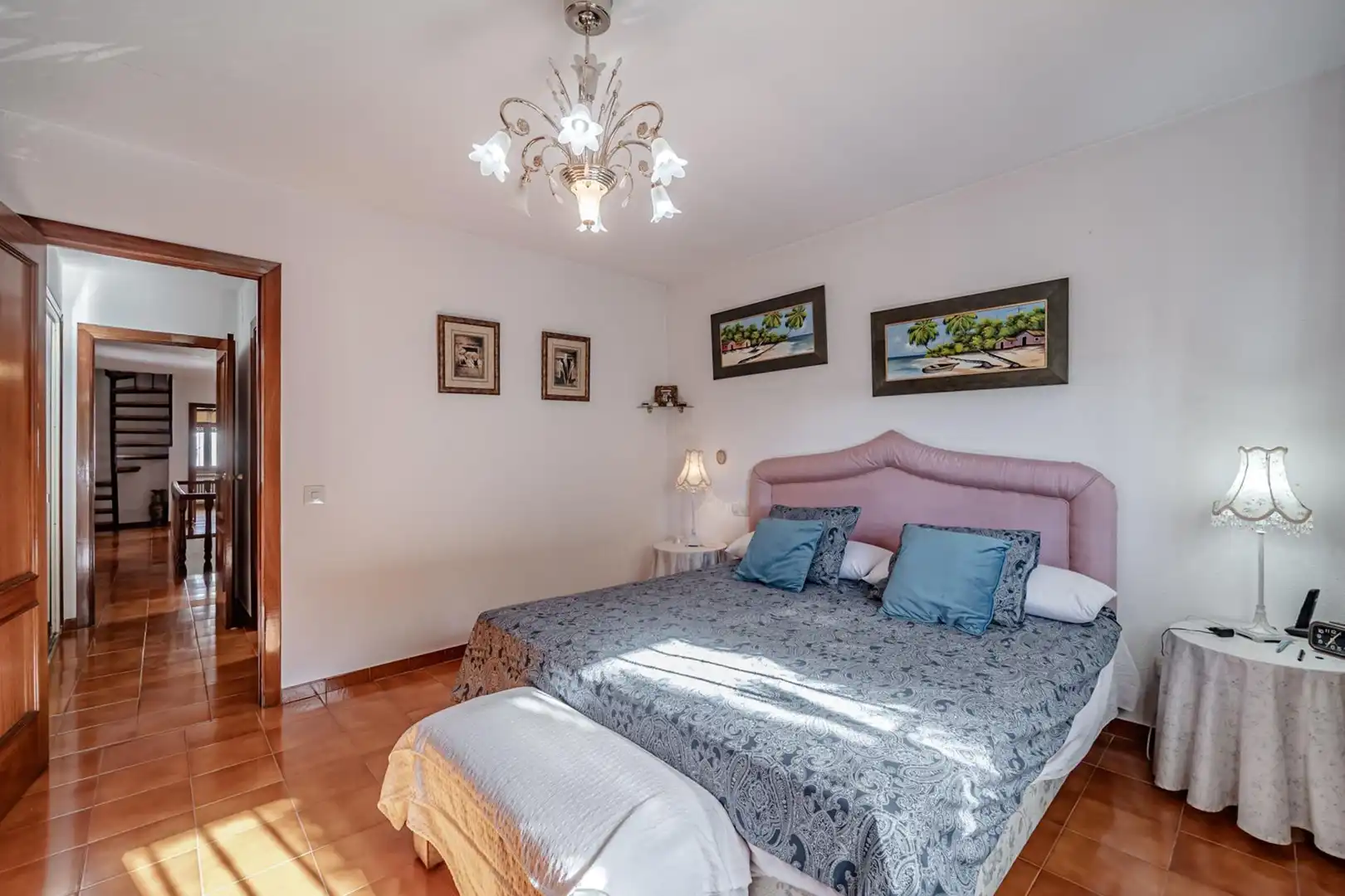 Bedroom of Houses for sale in Madrid  with Heating, Private garden and Terrace