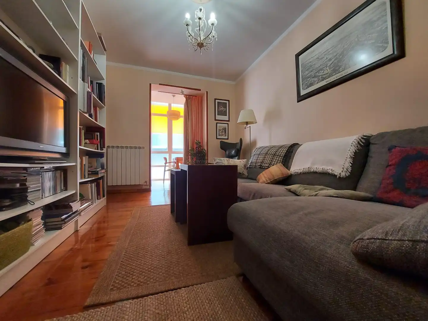 Wohnzimmer von Wohnung zum Verkauf in  Logroño mit Heizung und Parkett