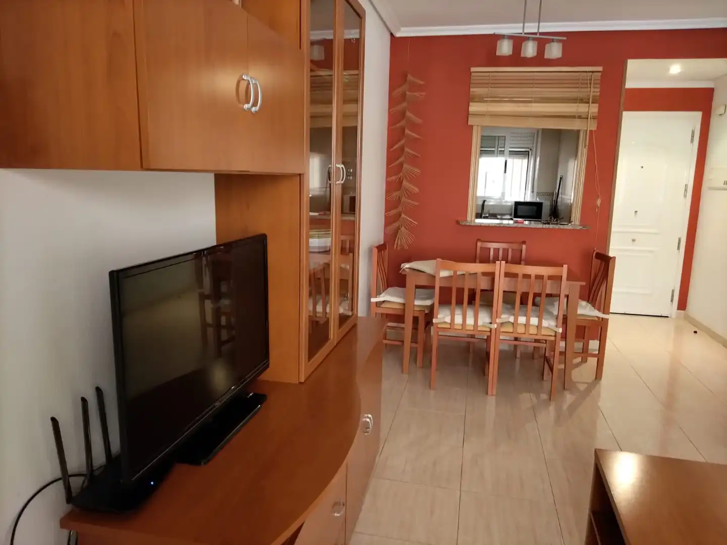 Living room of Flat for rent in Oropesa del Mar / Orpesa  with Air Conditioner, Storage room and Furnished