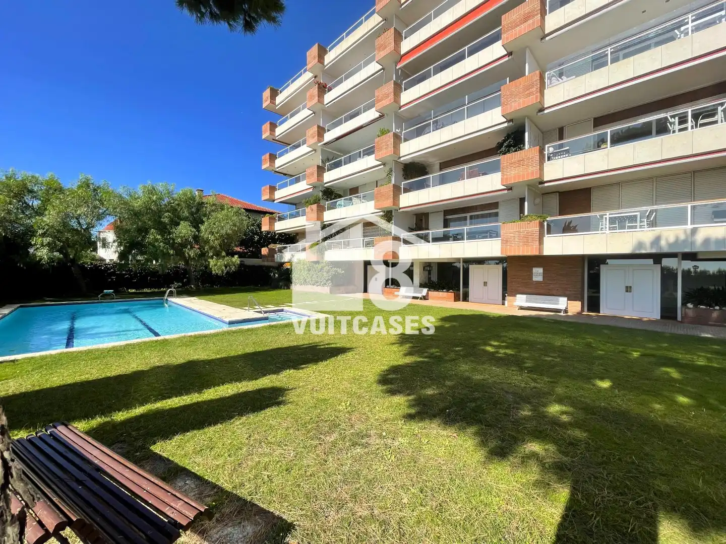 Exterior view of Flat for sale in Sant Vicenç de Montalt  with Heating, Private garden and Terrace
