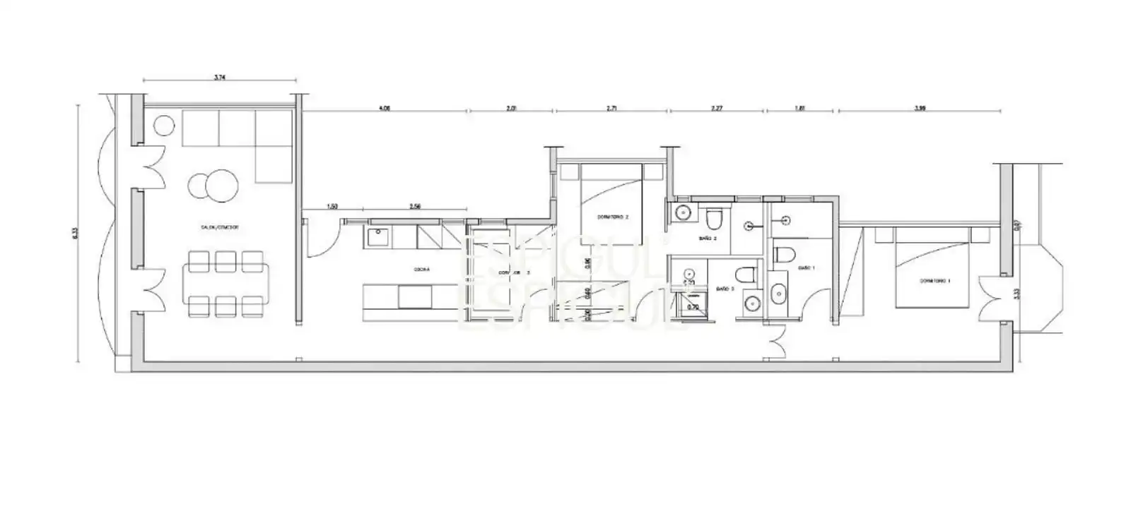 Piso con terraza en venta en Eixample, imagen 5