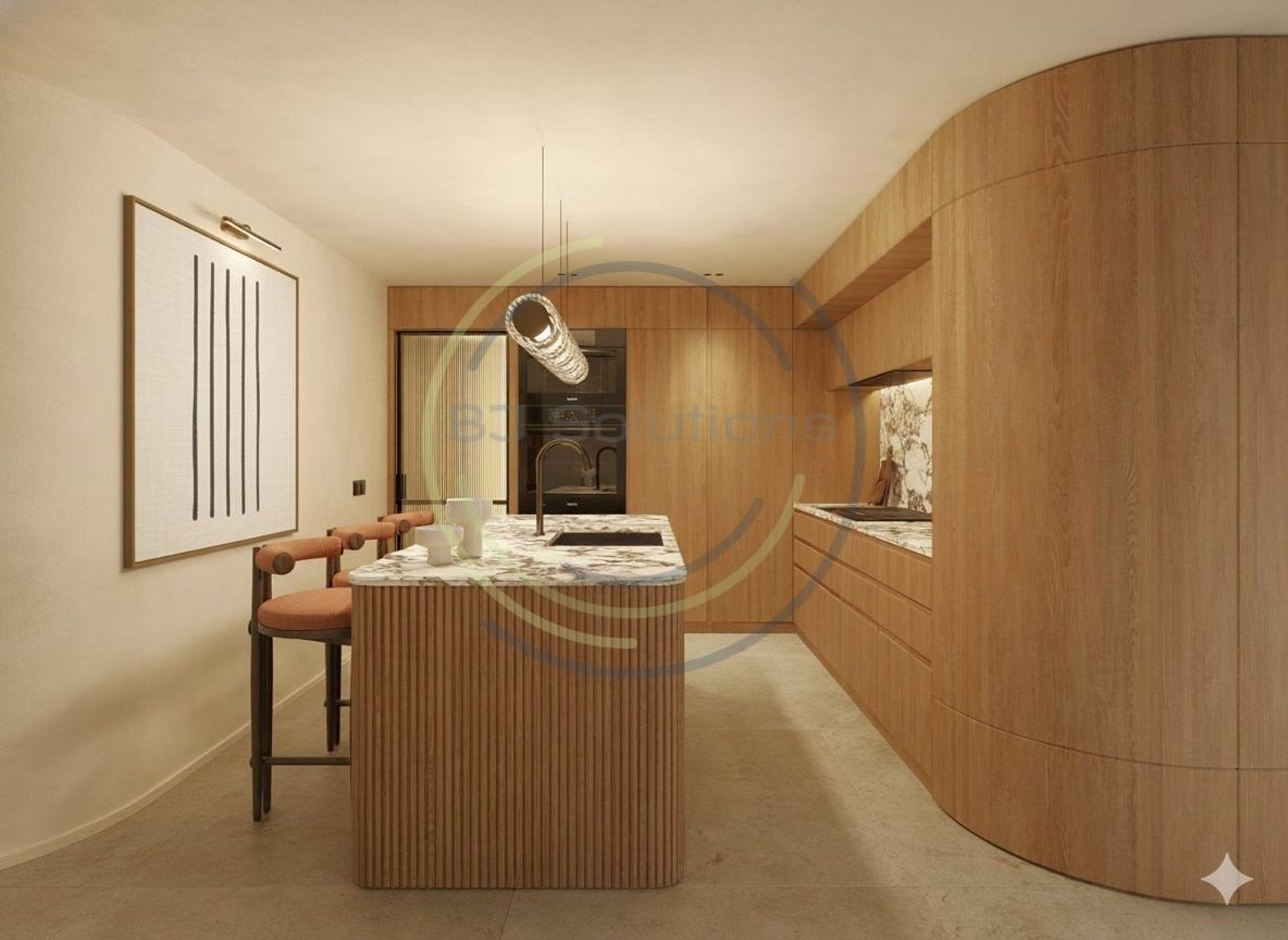 Kitchen of Flat for sale in  Barcelona Capital  with Air Conditioner, Heating and Terrace