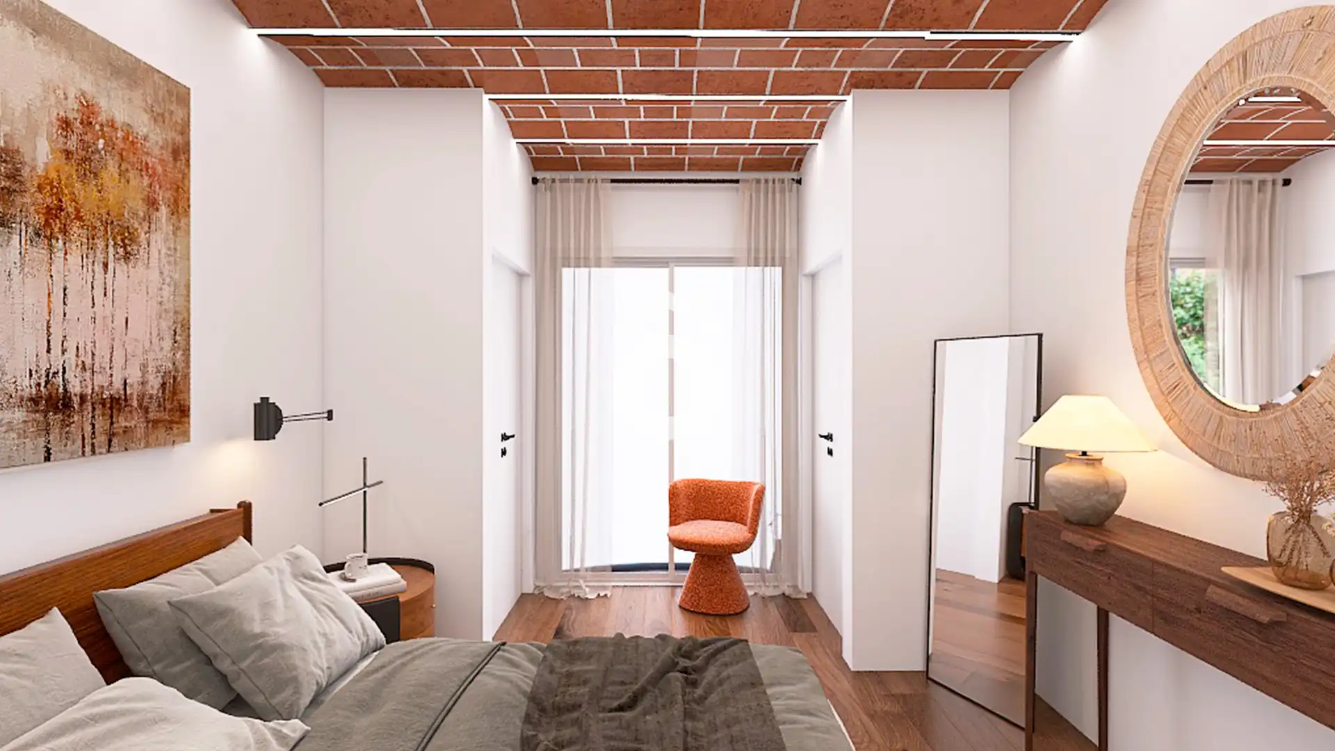 Schlafzimmer von Dachboden zum Verkauf in Barcelona