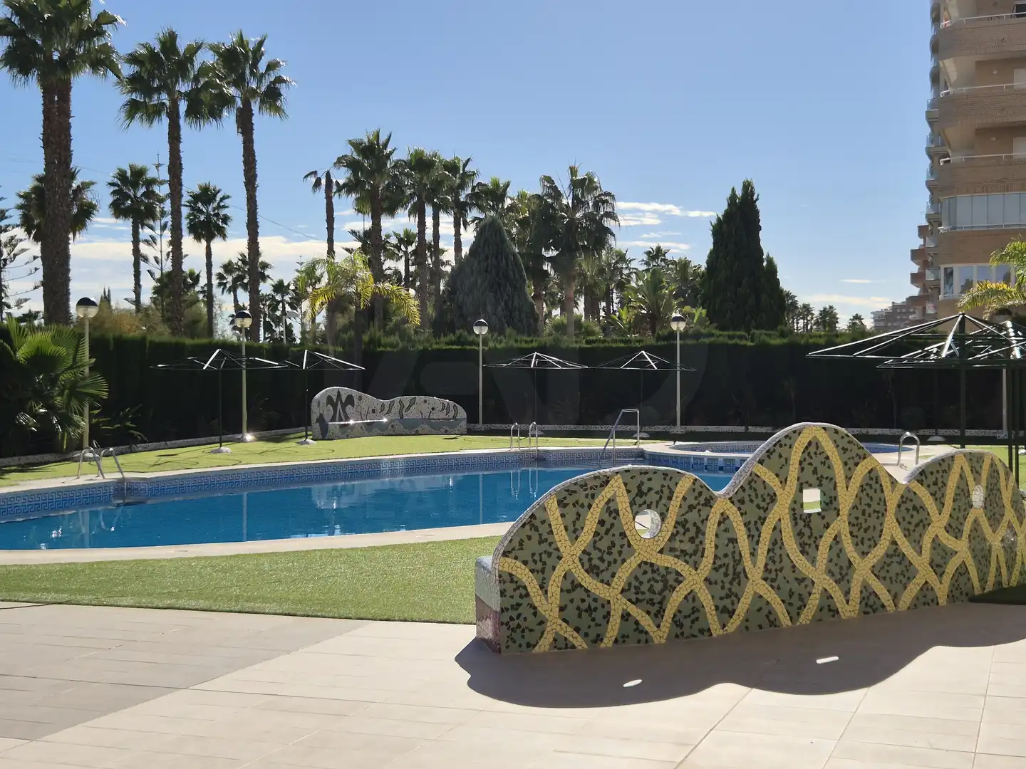 Swimming pool of Flat for sale in Oropesa del Mar / Orpesa  with Air Conditioner, Terrace and Swimming Pool