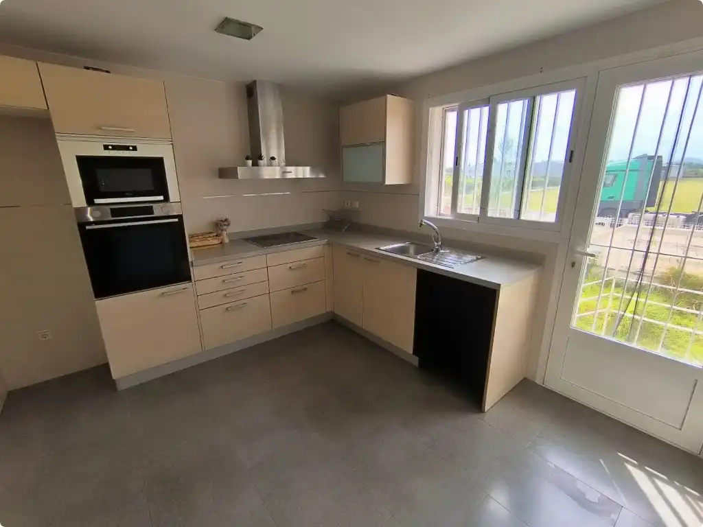Cocina de Casa adosada en venta en Bellreguard con Terraza