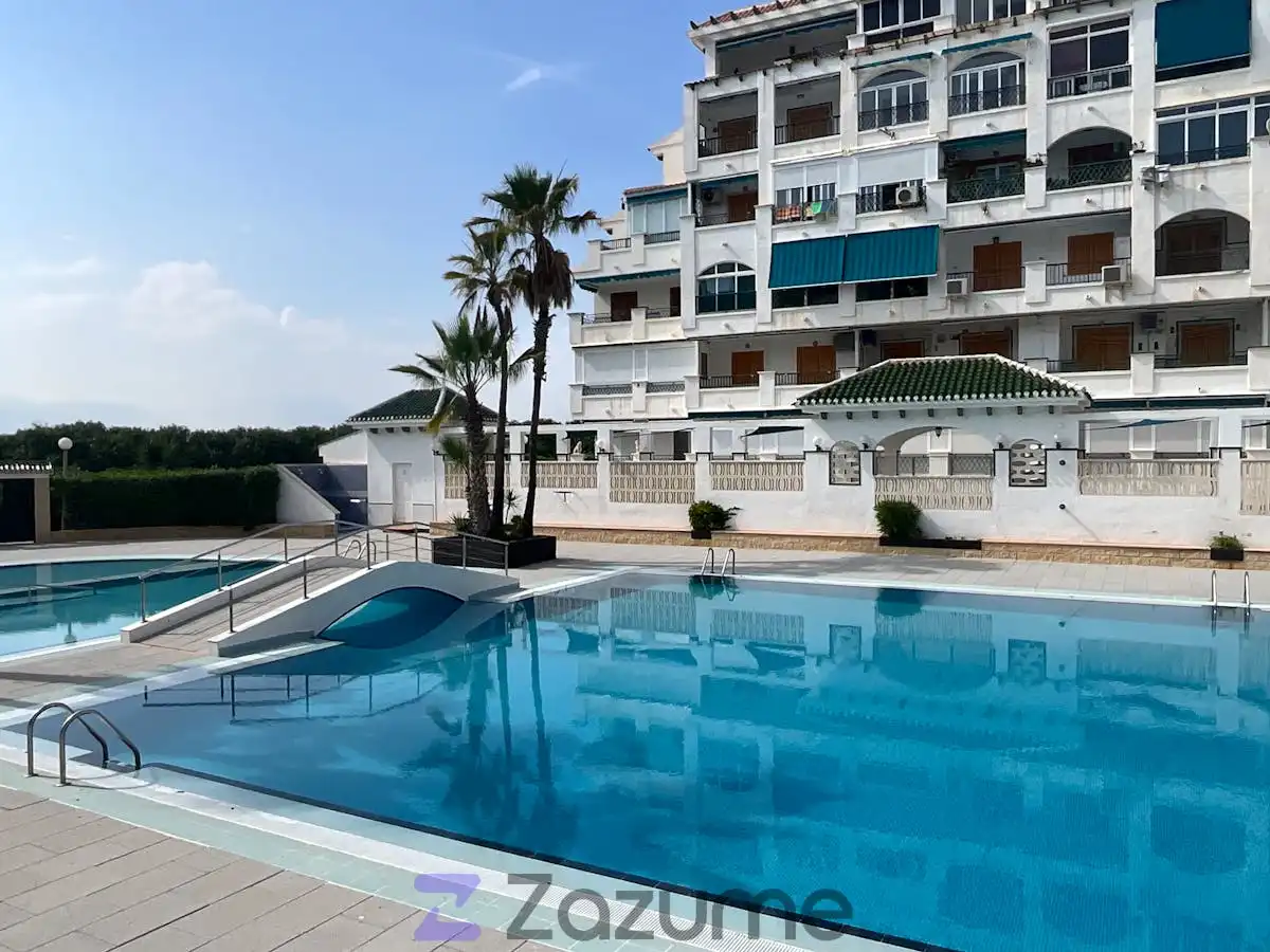 Swimming pool of Study for rent in Torrevieja  with Air Conditioner, Private garden and Terrace