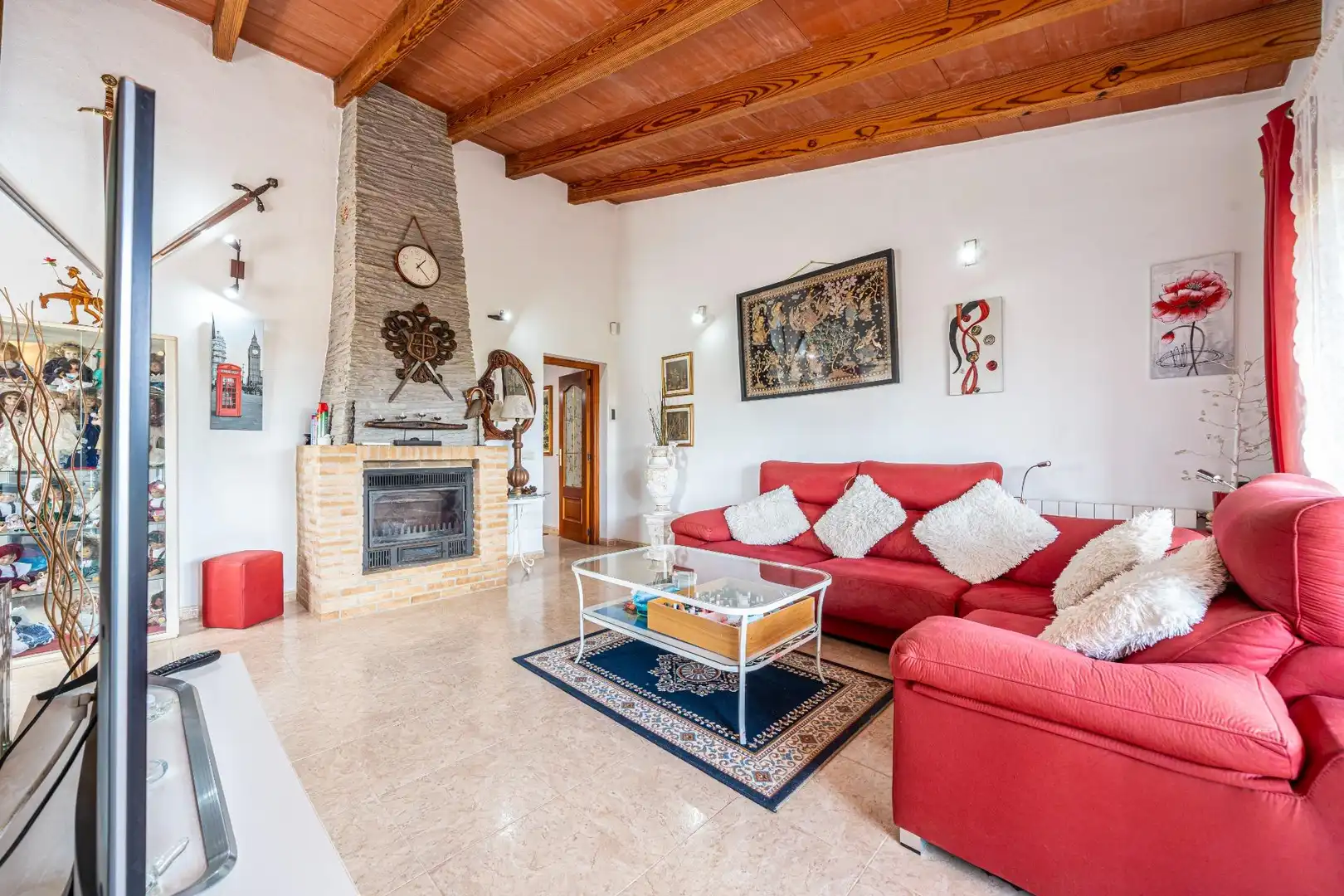 Sala de estar de Casa o chalet en venta en Sant Llorenç des Cardassar