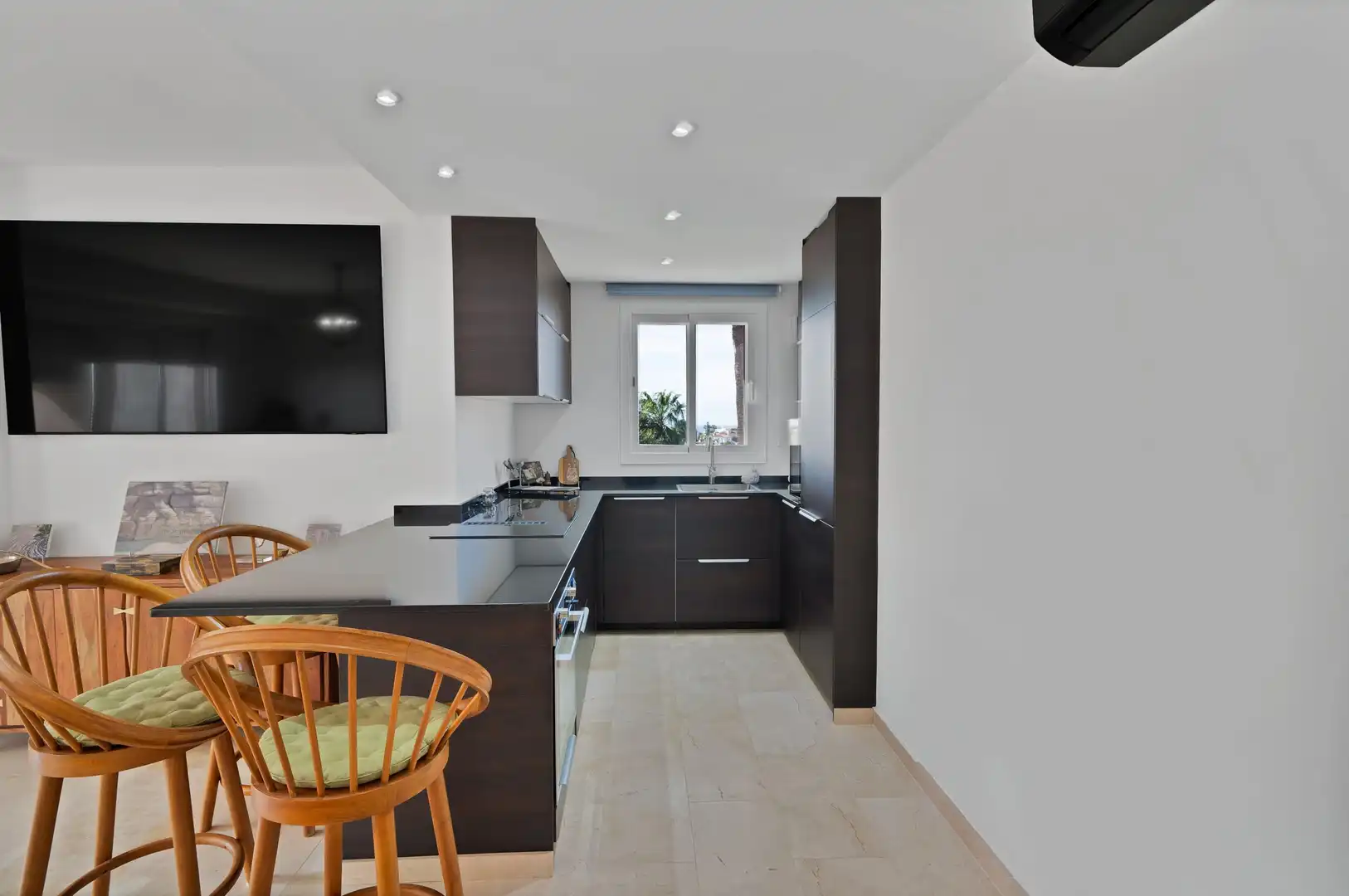 Kitchen of Apartments for sale in Marbella  with Air Conditioner, Private garden and Storage room