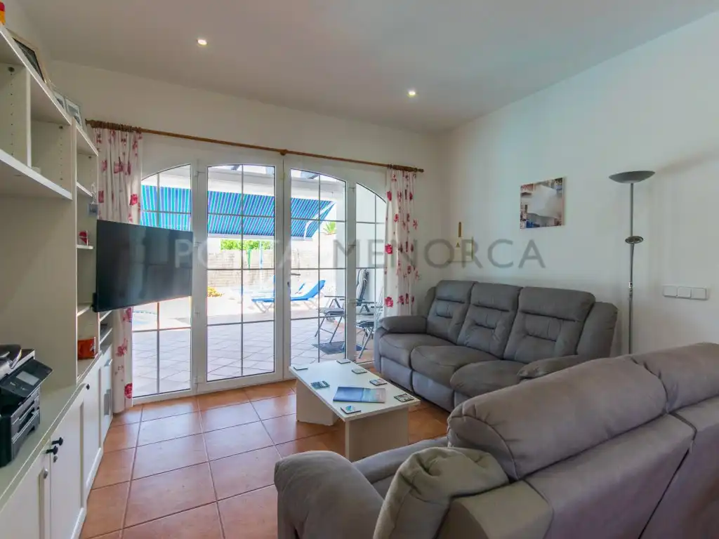 Living room of Houses for sale in Alaior  with Air Conditioner and Swimming Pool