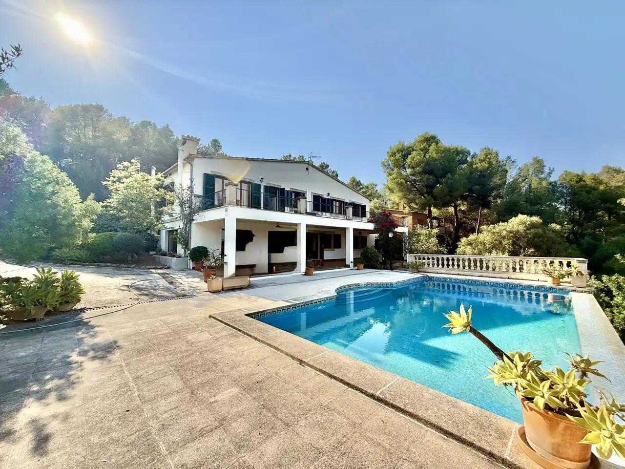 Vista exterior de Casa o chalet de alquiler en Esporles con Aire acondicionado, Jardín privado y Terraza