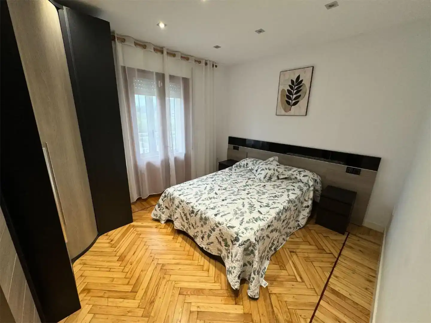 Bedroom of Detached homes for rent in Polanco  with Private garden, Parquet flooring and Furnished