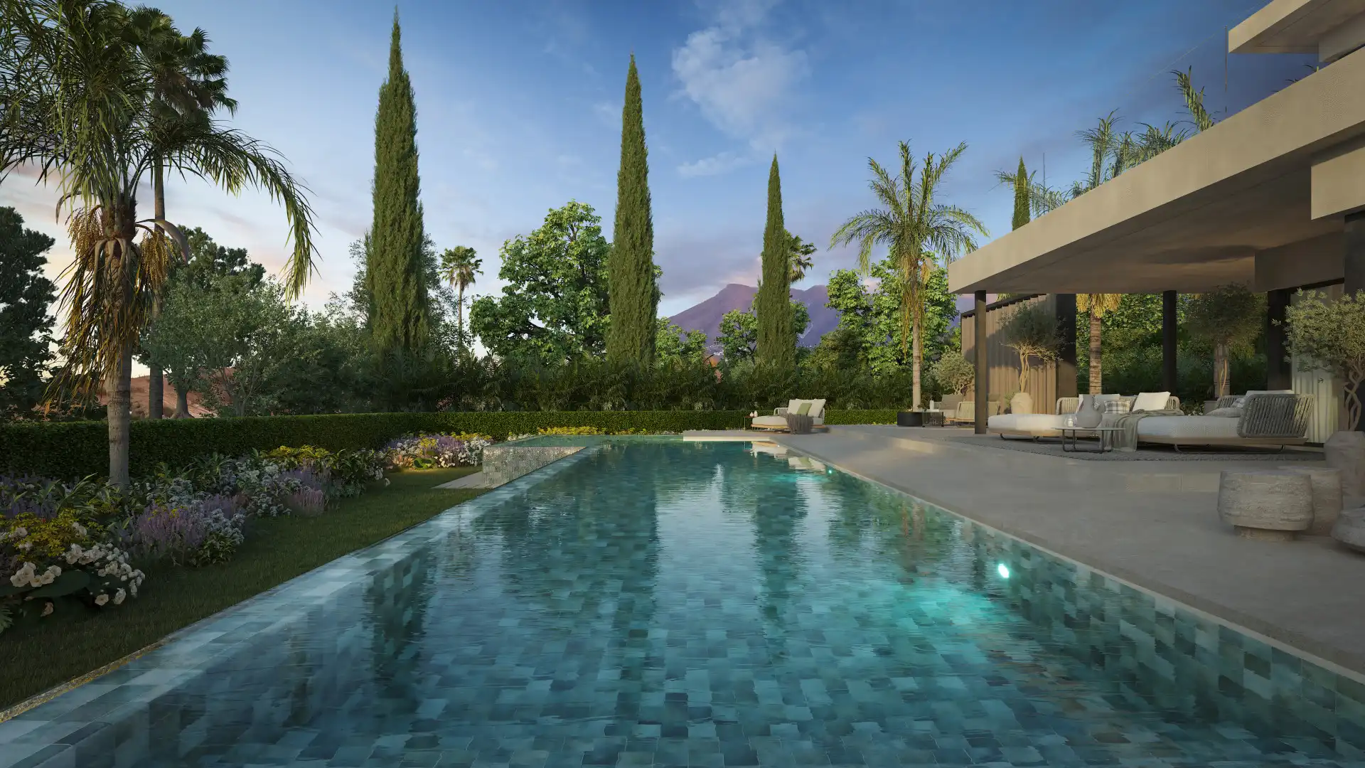 Piscina de Casa o chalet en venta en Fuengirola con Aire acondicionado, Jardín privado y Terraza