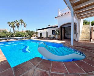 Swimming pool of House or chalet for sale in Vélez-Málaga  with Air Conditioner, Private garden and Storage room