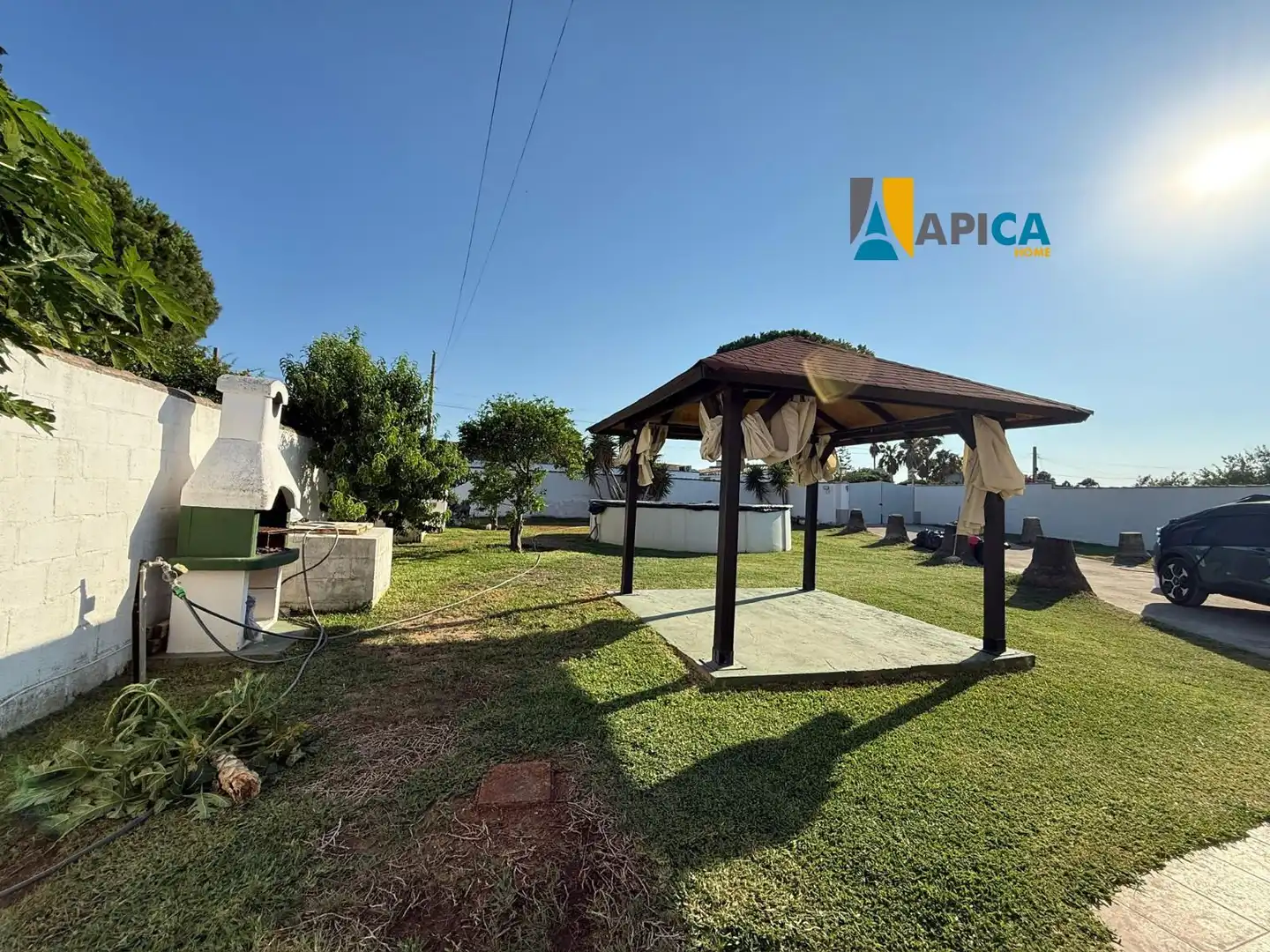 Jardín de Casa o chalet en venta en Chiclana de la Frontera con Aire acondicionado, Terraza y Piscina