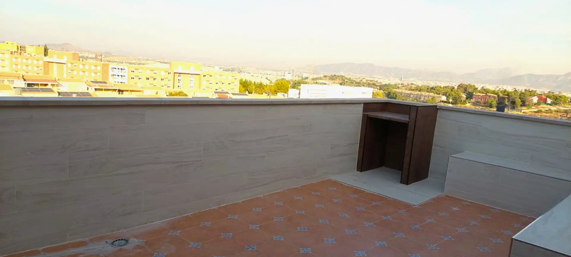Terraza de Dúplex de alquiler en Murcia con Aire acondicionado, Jardín privado y Terraza