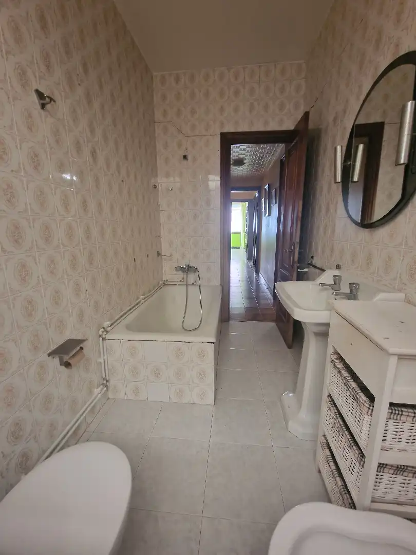 Bathroom of Flat for sale in Narón  with Heating, Terrace and Storage room