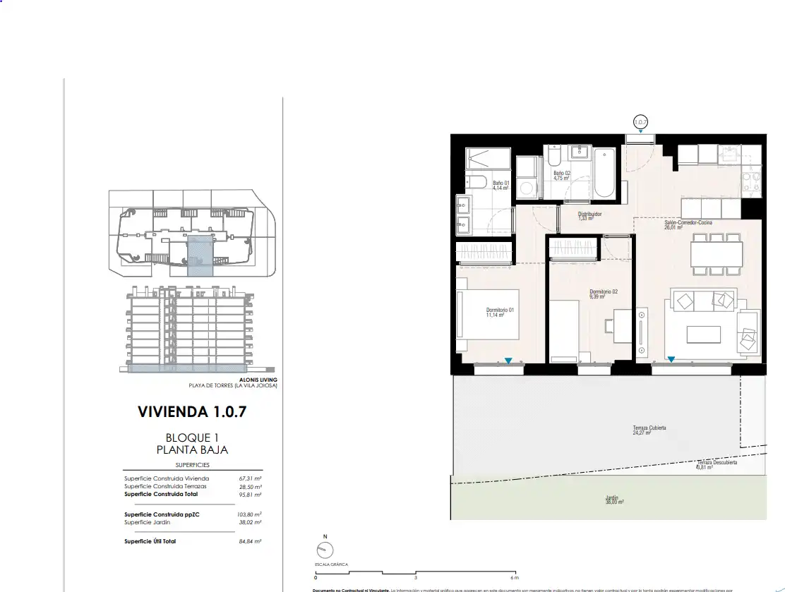 Appartement compact avec piscine à vendre à Platja de Torres, imagen 17
