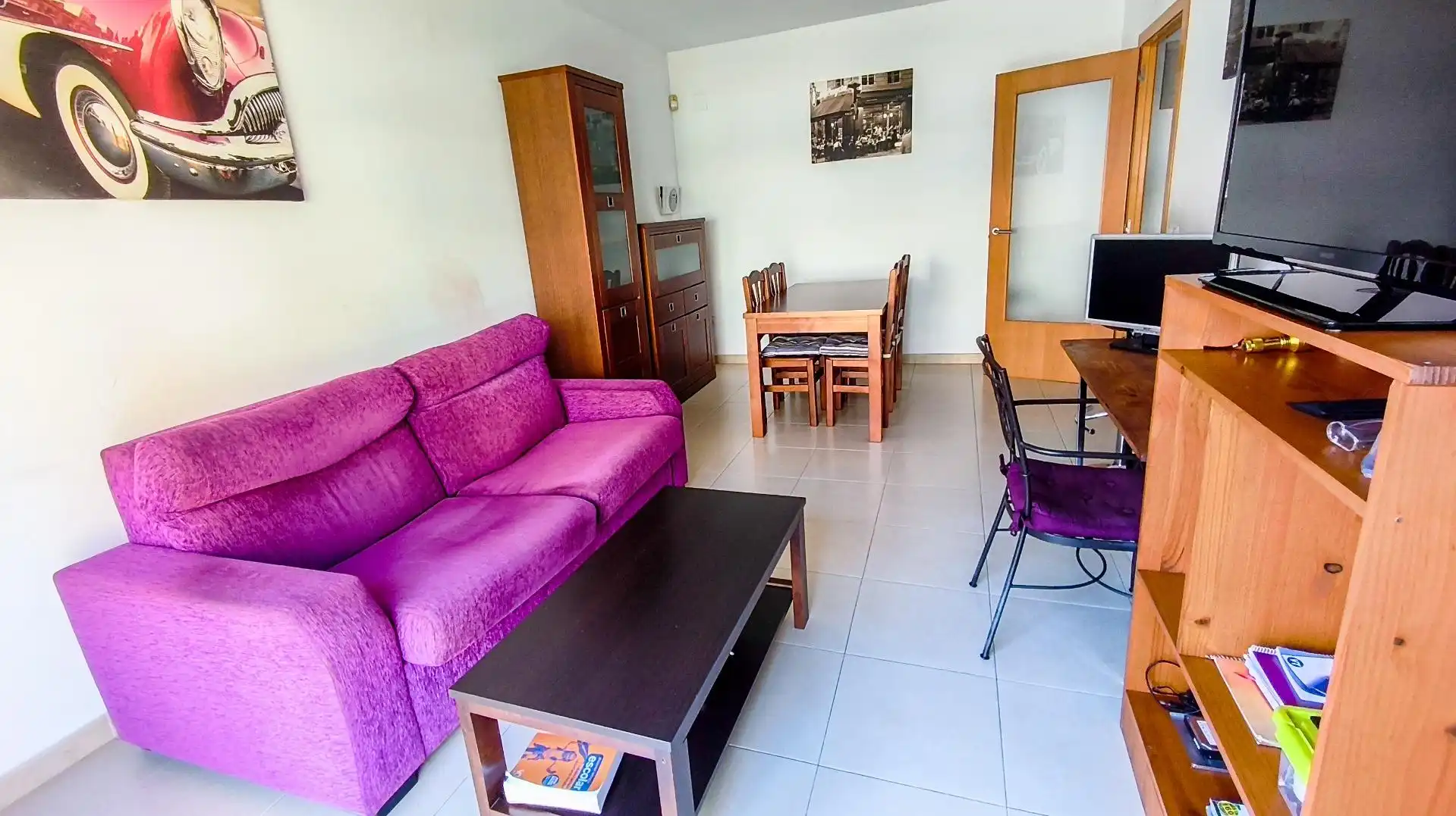 Sala de estar de Piso en venta en Reus con Jardín privado, Trastero y Piscina comunitaria