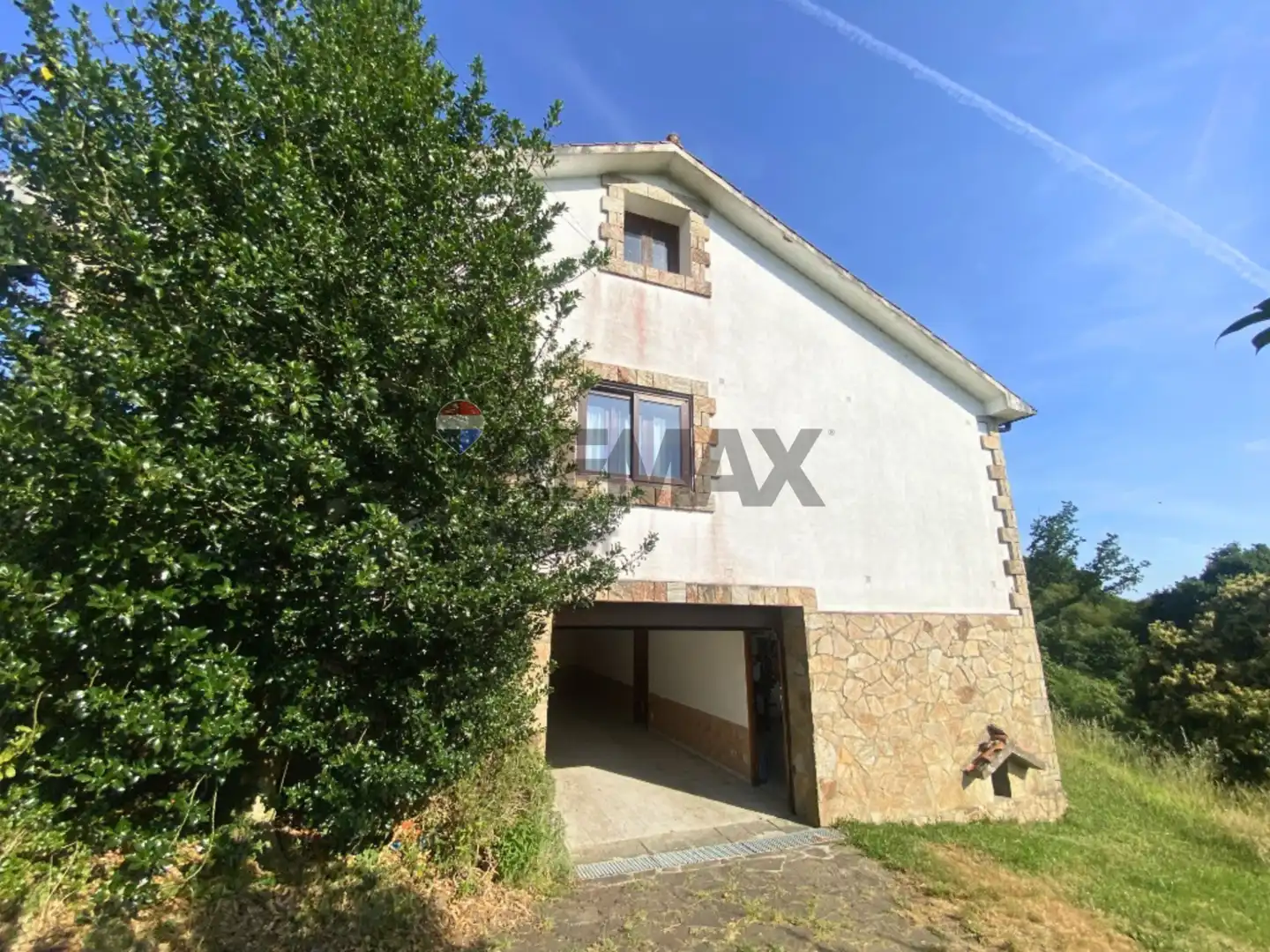 Vista exterior de Casa o chalet en venta en Ames con Calefacción, Jardín privado y Terraza