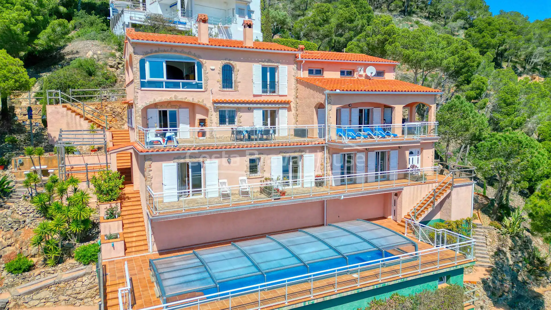 Vista exterior de Casa o xalet en venda en Begur amb Calefacció, Jardí privat i Terrassa