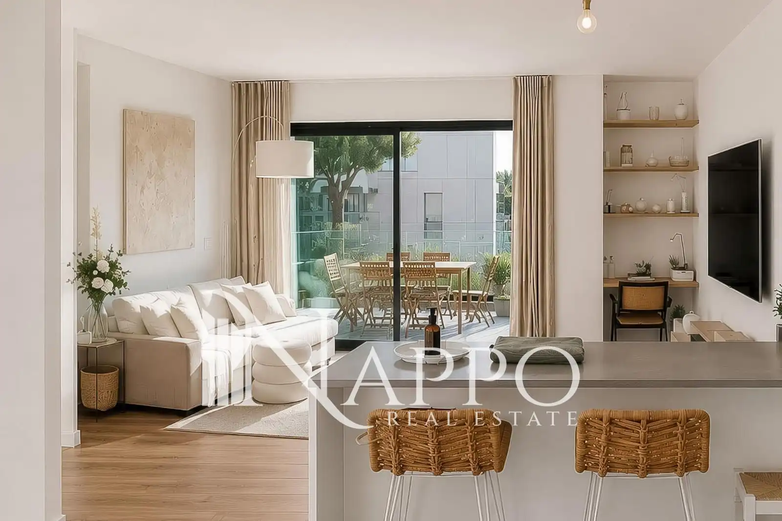 Wohnzimmer von Wohnung zum Verkauf in Calvià mit Klimaanlage, Heizung und Terrasse