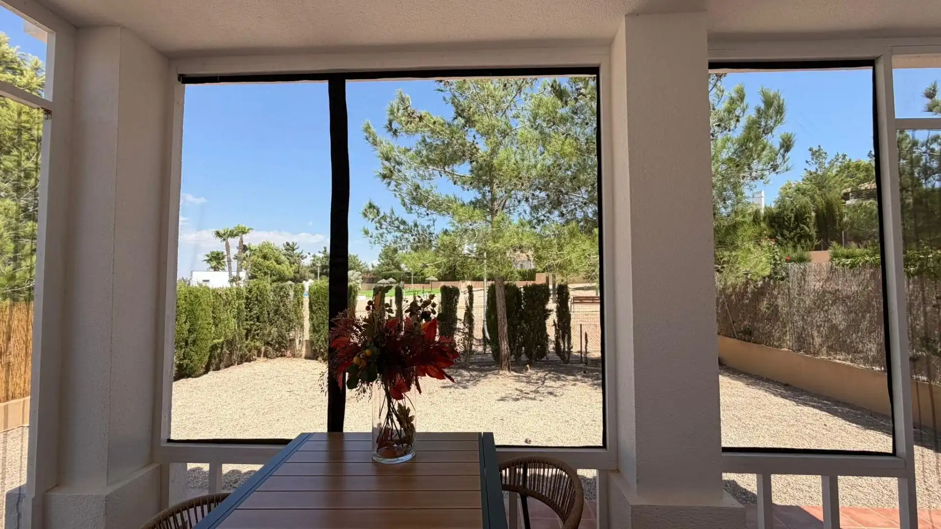 Terraza de Casa o chalet en venta en Fuente Álamo de Murcia con Piscina comunitaria