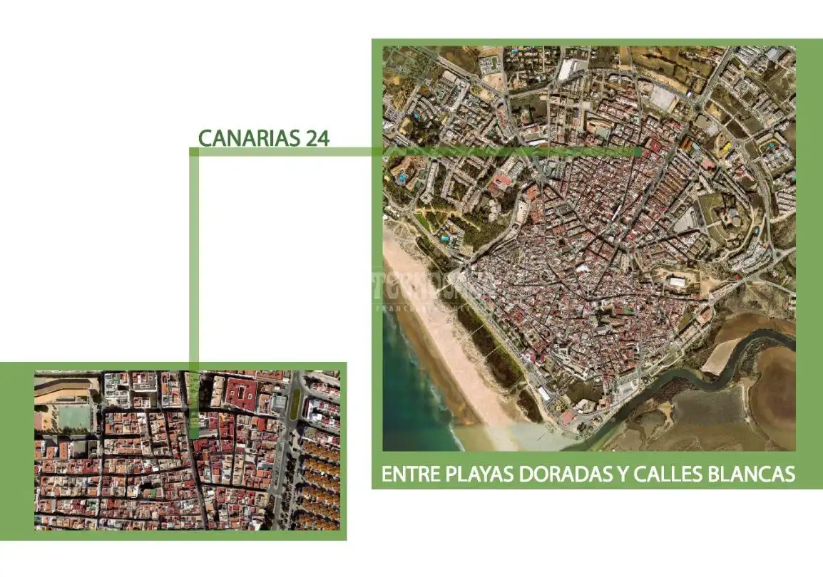 Vista exterior de Pis en venda en Conil de la Frontera amb Aire condicionat, Calefacció i Traster