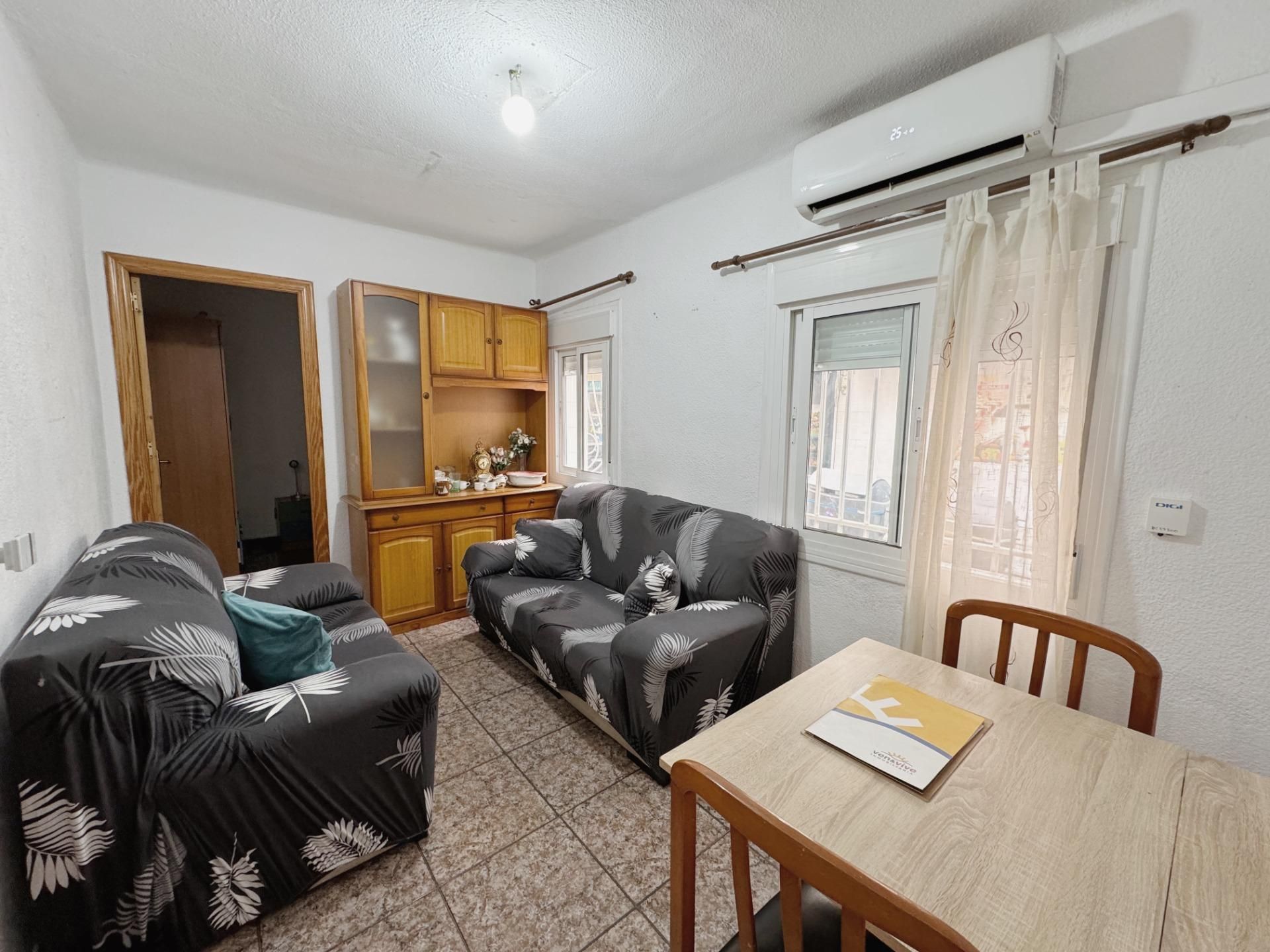Living room of Planta baja for sale in  Almería Capital  with Air Conditioner