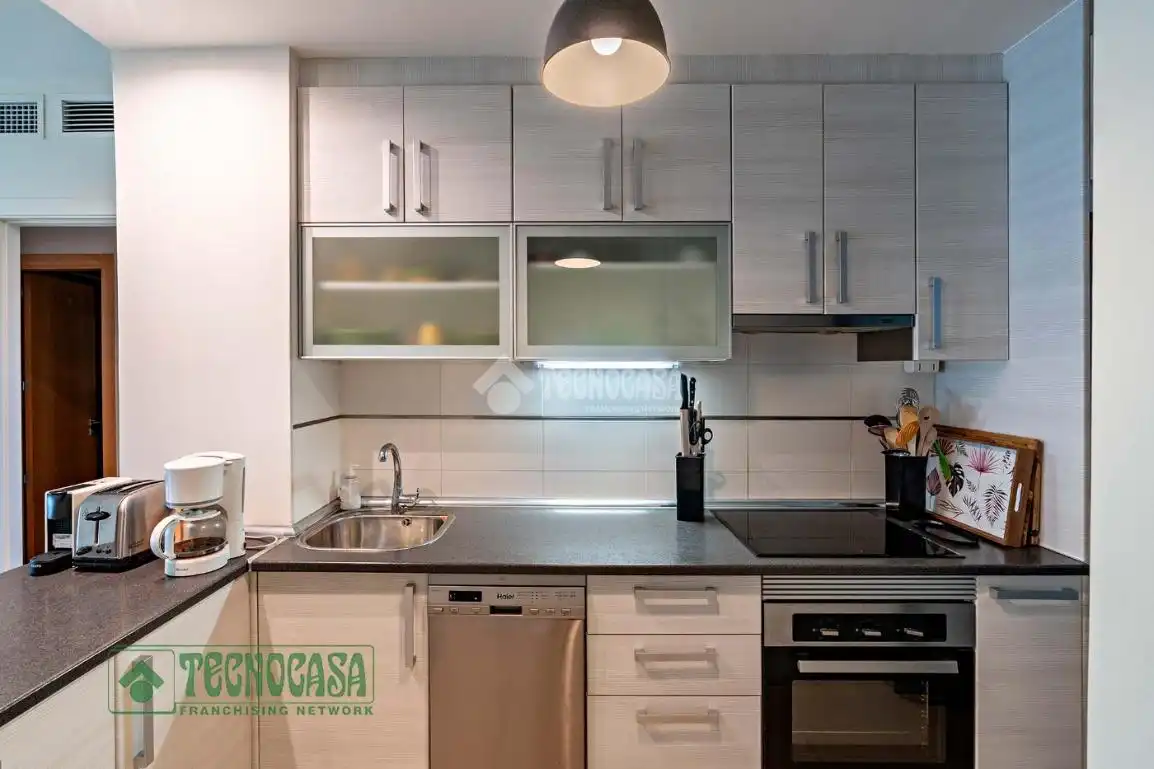 Cocina de Piso en venta en Roquetas de Mar con Aire acondicionado, Terraza y Amueblado