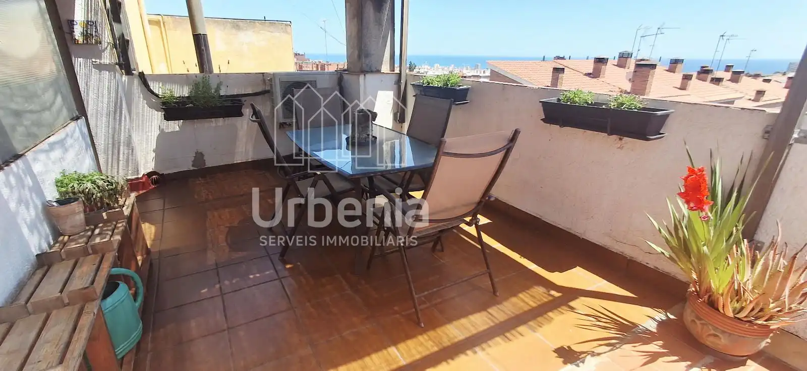 Terrasse von Wohnung zum Verkauf in Mataró mit Klimaanlage, Heizung und Terrasse