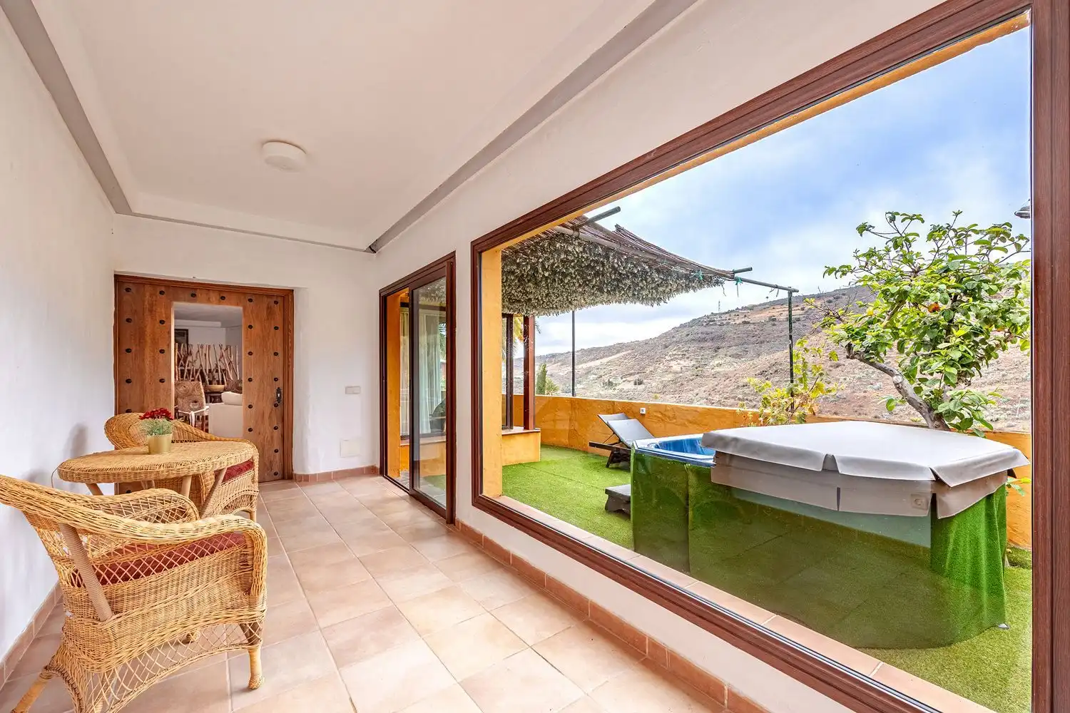Terraza de Casa o chalet en venta en Telde con Jardín privado, Terraza y Piscina