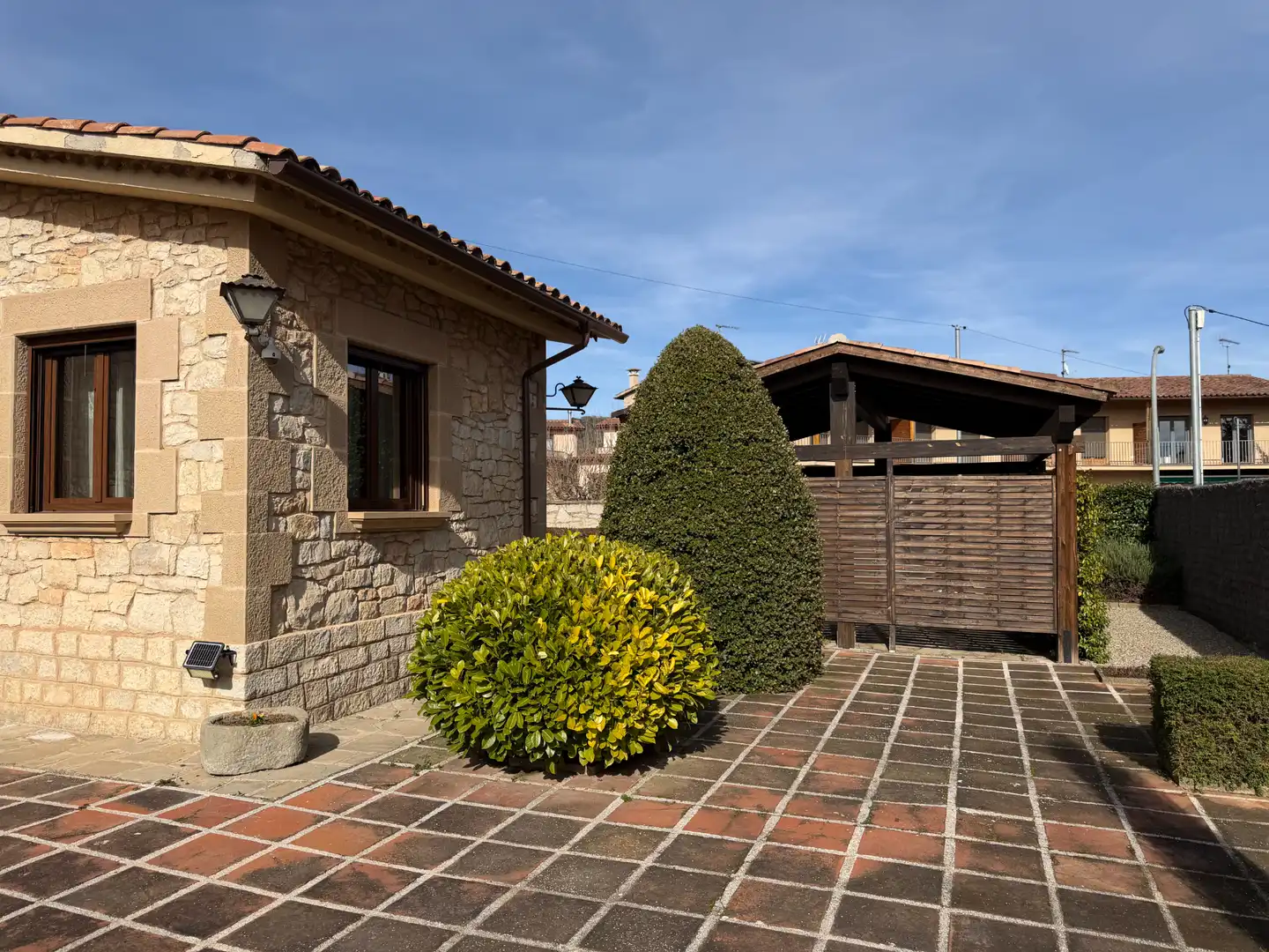 Vista exterior de Finca rústica en venta en Moià con Calefacción, Jardín privado y Parquet