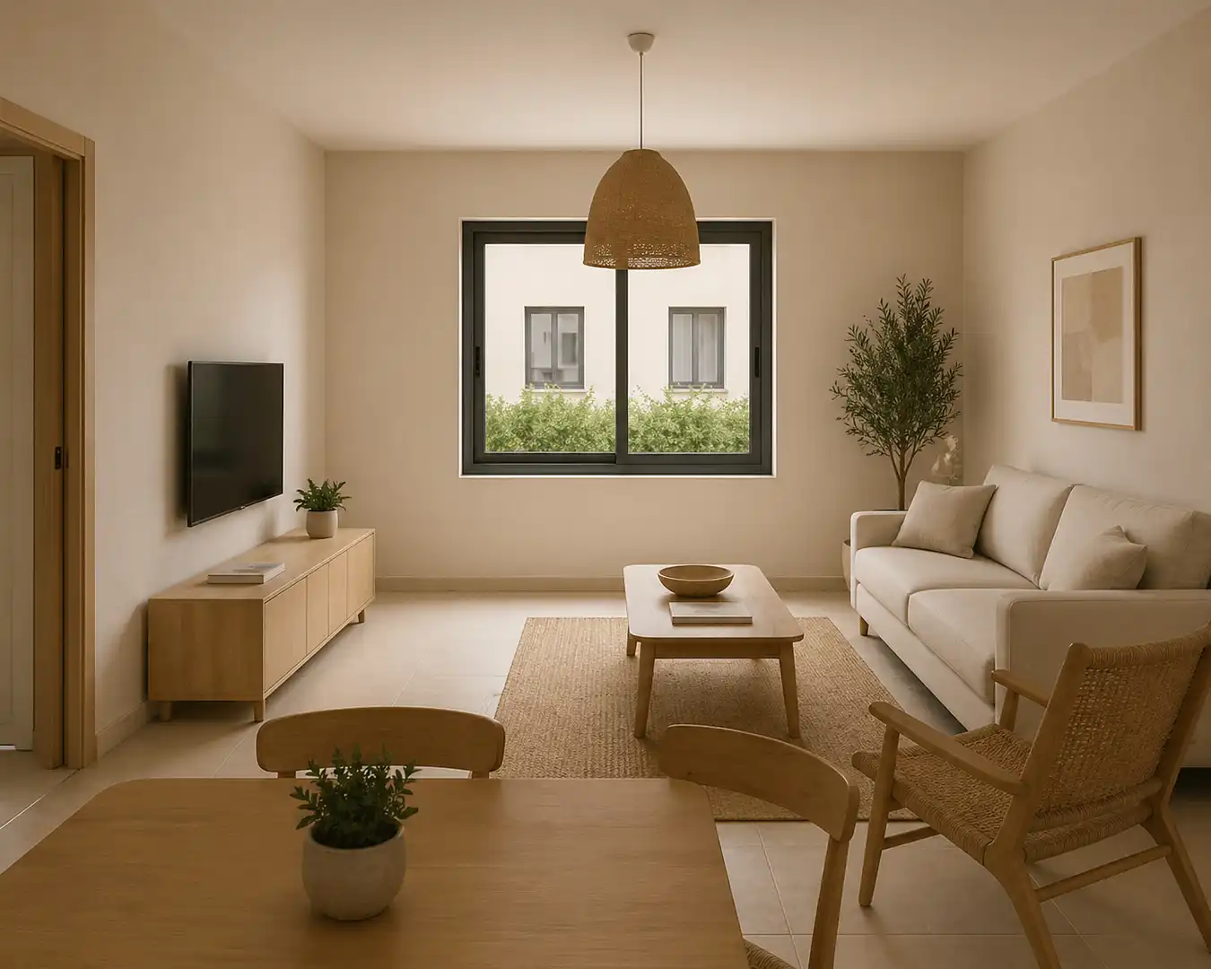Living room of Flat for sale in Madrid  with Air Conditioner, Heating and Storage room