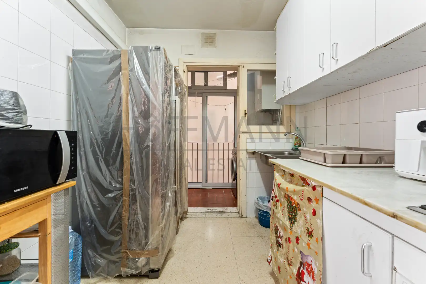 Kitchen of Flat for sale in Terrassa  with Air Conditioner, Heating and Furnished