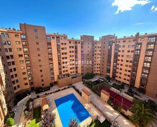 Exterior view of Flat for sale in  Madrid Capital  with Swimming Pool