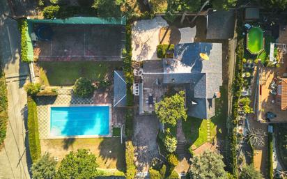 Garten von Haus oder Chalet zum verkauf in Bigues i Riells mit Klimaanlage, Terrasse und Schwimmbad